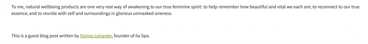 Article excerpt with a contextual reference link