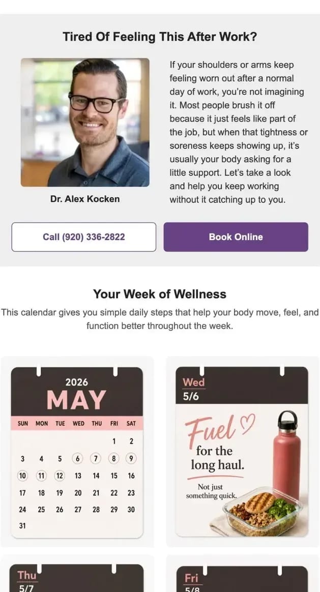 A real Kocken clinic newsletter