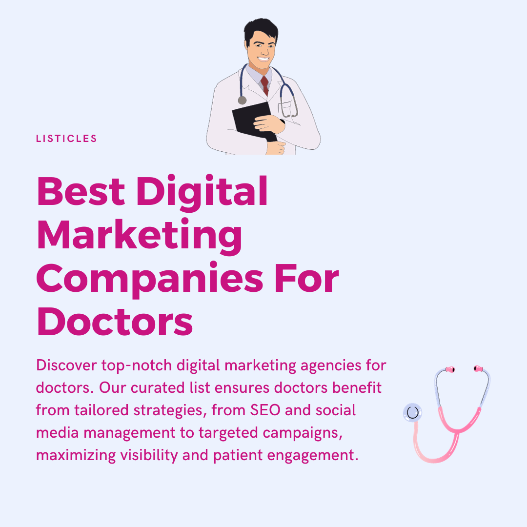digital marketing agencies for doctors