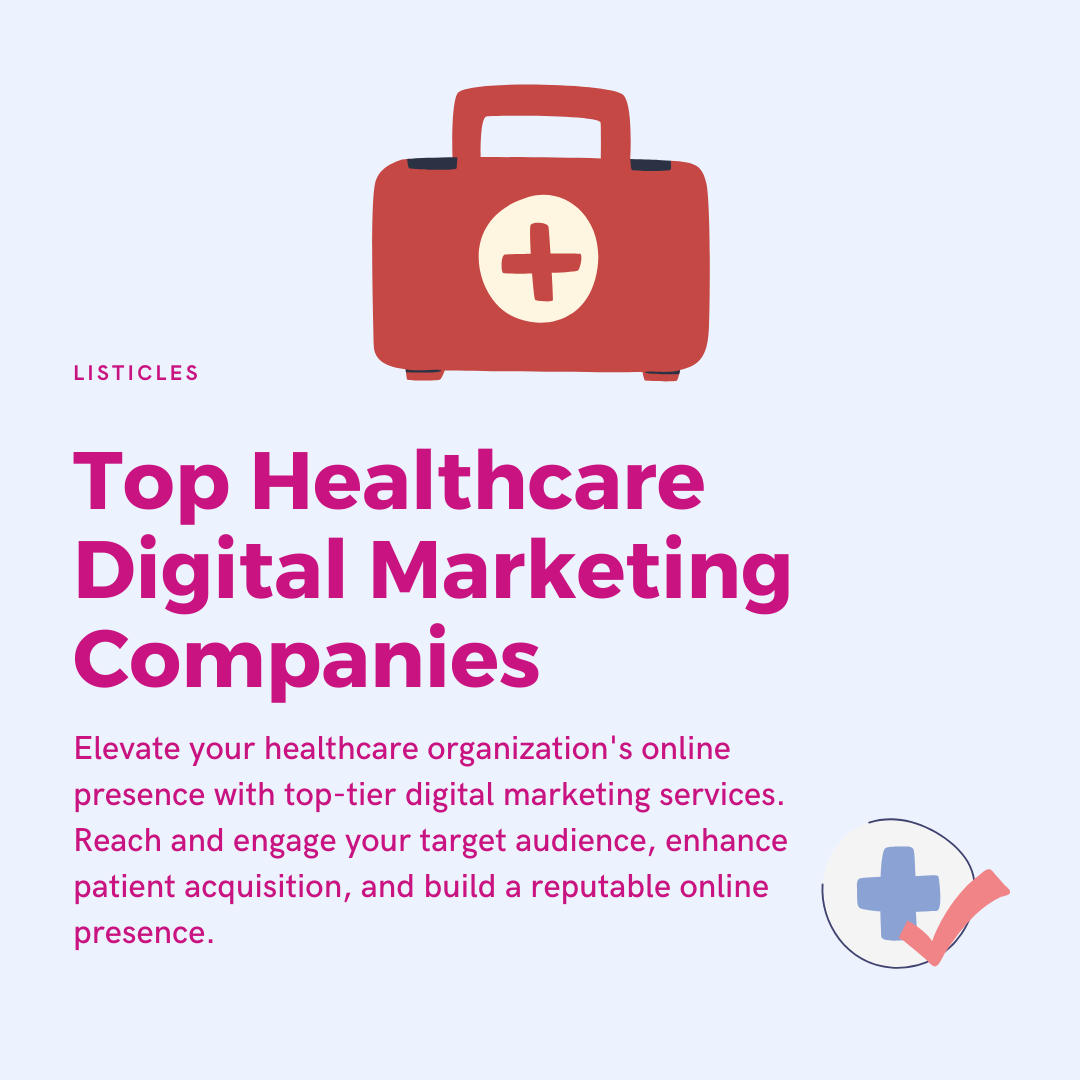 healthcare digital marketing agencies