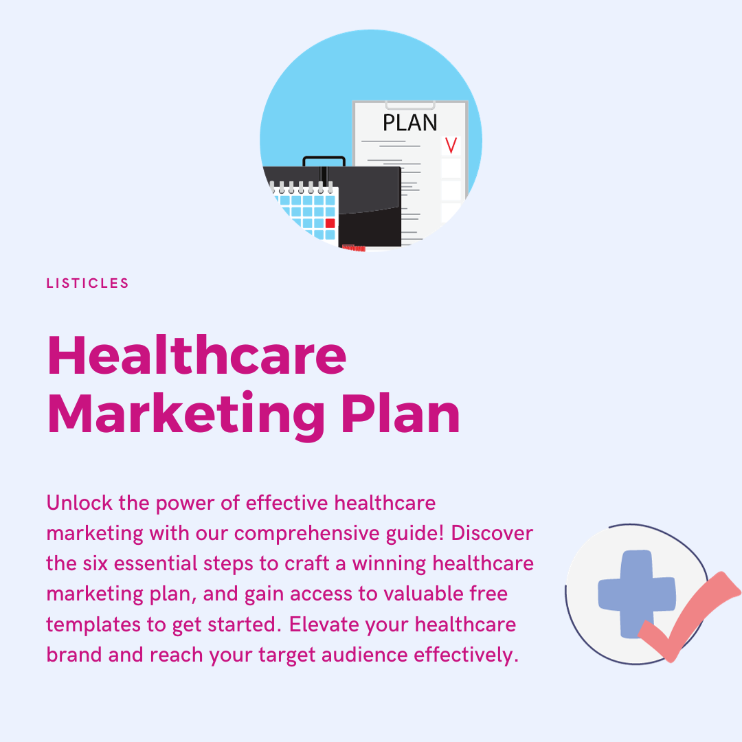 healthcare marketing plan