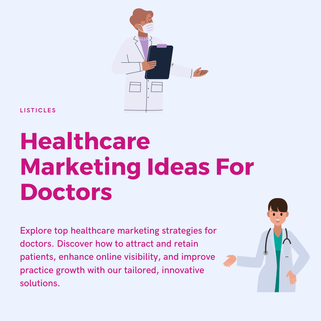 healthcare marketing tactics for doctors